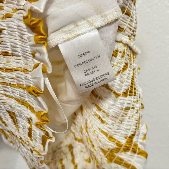 Joie Women's Boho Palm Leaf Print Silky Blouse Size Medium - Picture 4 of 6